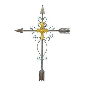 28 " Crossed Arrow Wall Cross By Wings of Devotion